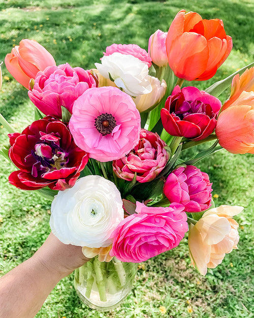 Mother's Day Pre-Order: Mason Jar Arrangement