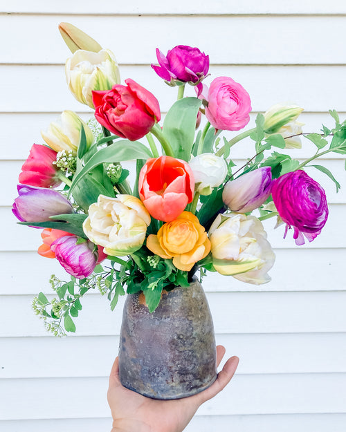 2024 Mother's Day: Arrangement in a Handmade Vase