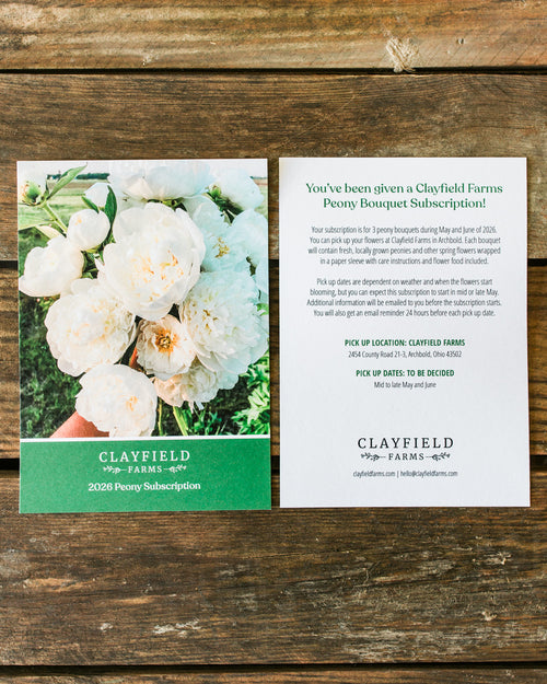 *NEW* Peony Subscription