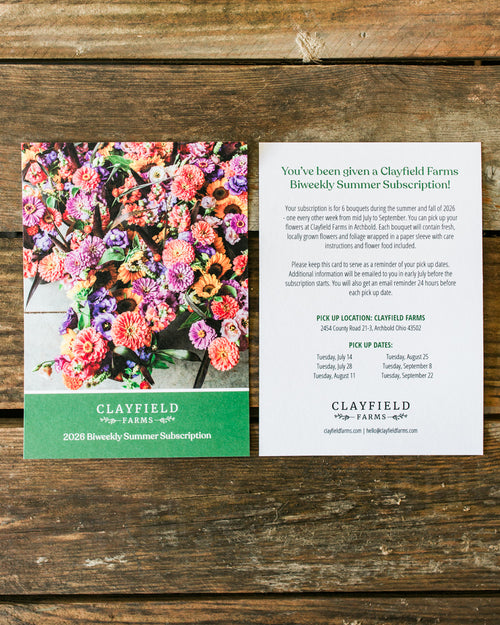 Biweekly Summer Subscription - Archbold