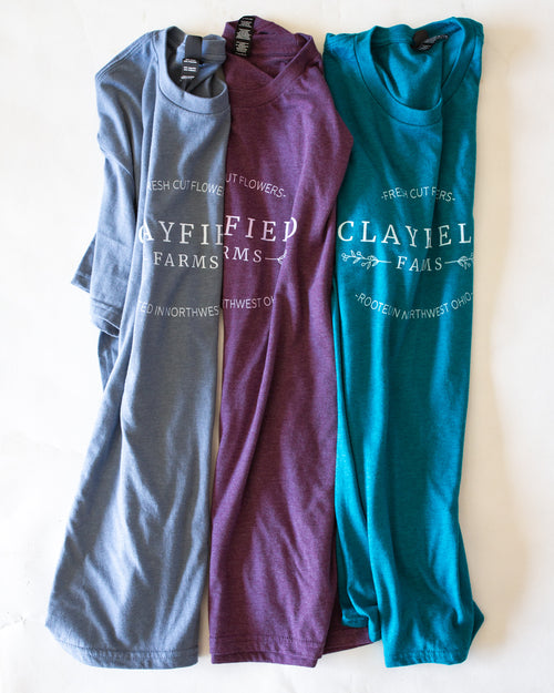 Clayfield Farms Logo Tee